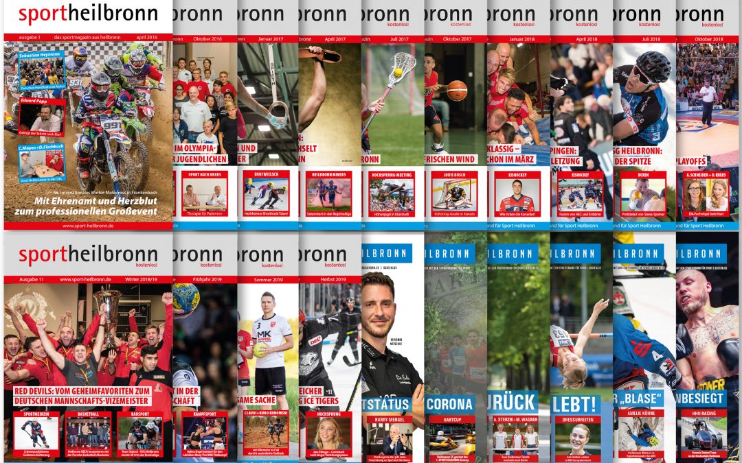 5 Jahre, 20 Ausgaben: SPORTHEILBRONN feiert Geburtstag