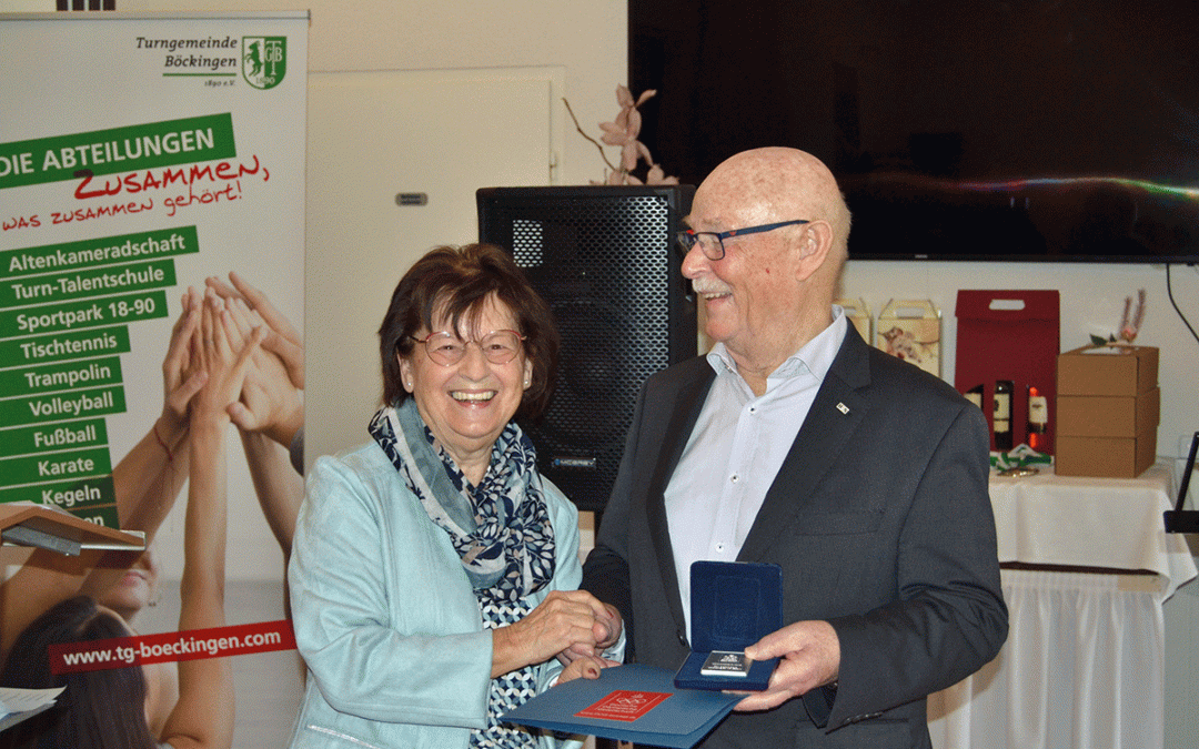 Leistungsplakette für Herbert Tabler